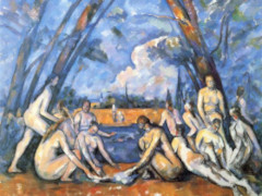 The Bathers (1906) by Paul Cézanne